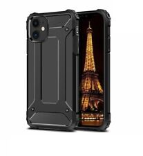 For Apple iPhone 11 Pro Max Case Black Luxury Armor Shockproof Hybrid Case
