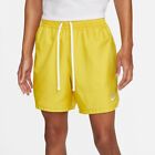 Nike Sportswear Men's 6" Yellow Lined Flow Hybrid Woven Shorts (DM6829-731) XXL