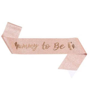 Mummy to be sash, Foot print baby shower sash, Rose gold sash - Picture 1 of 1