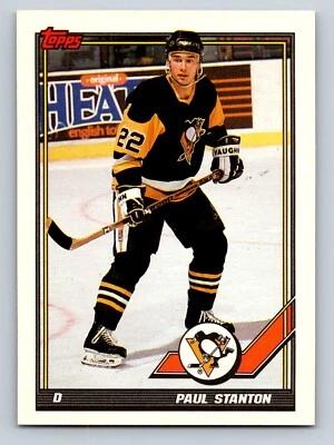 Paul Stanton 1991-92 Topps #339 Pittsburgh Penguins - Image 1 of 2