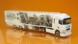 Herpa 311243 Renault T Ko-SZ SFT Transporte / Partyauflieger 1:87 NEU Modellauto - Picture 1 of 1