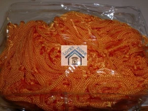 Red de malla de hamaca naranja jardín cuerda colgante viaje campamento exterior columpio calidad - Imagen 1 de 2