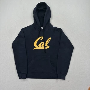 Cal University Golden Bears Champion Hooded Sweatshirt Adult Sze Small Dark Blue - Picture 1 of 9