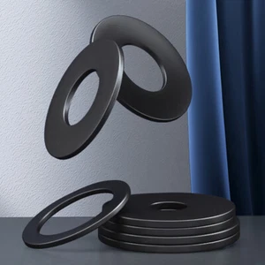 Carbon Steel Black/Alloy Steel Galvanised Washers M2 M2.5 M2.6 M3 M4 M5 M6 - M30 - Picture 1 of 9