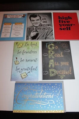 Lot of 14 Recycled Paper Greetings Graduation Cards w/matching env. for anyone - Image 1 of 4