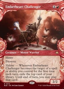 MTG - (Showcase) EMBERHEART CHALLENGER - Bloomburrow (R) - Picture 1 of 1