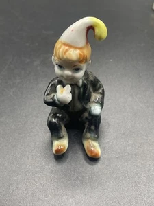 Vintage Little Jack Horner Miniature Nursery Rhyme Figurine Bone China Porcelain - Picture 1 of 8