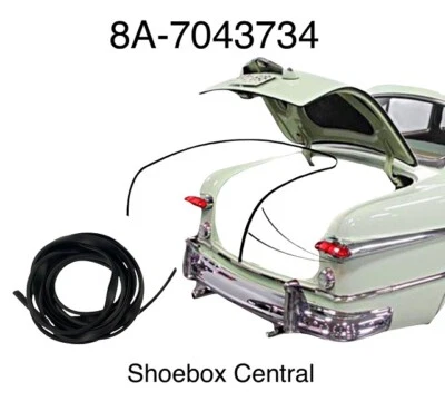 Ford 1949 1950 1951 tapa inferior del maletero sello de goma Foto 1 de 2