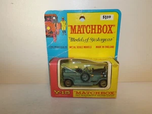 MATCHBOX MODELS OF YESTERYEAR NO. Y-15-A 1907 ROLLS ROYCE SILVER GHOST MIB ON CA - Picture 1 of 5