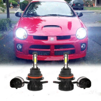 For Dodge Neon 1995-2005 - 6000K 2pc 9007 LED Headlight High/Low Beam Bulbs Kit - Image 1 of 4