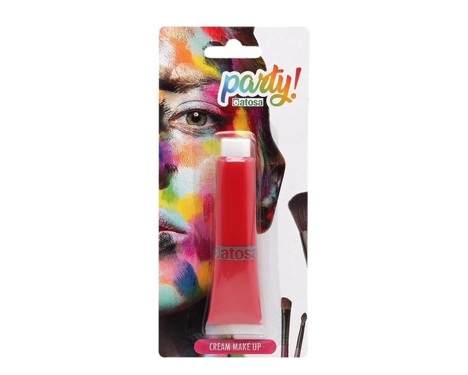 Crema Base Roja Maquillaje Halloween Carnaval DFH - Imagen 1 de 1