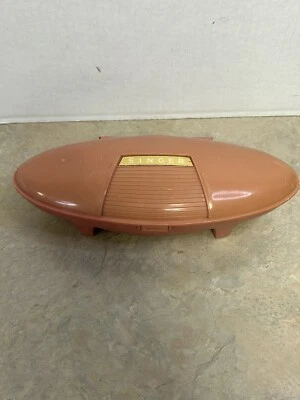 Vintage 1960's Singer Buttonholer Attachment Mauve Pink Torpedo Case 2482607 - Image 1 of 4