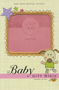 NIV Baby Gift Bible Leathersoft, Pink, Red Letter BRAND NEW in Shrink Wrap!! - Picture 1 of 5