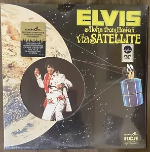 SEALED - ELVIS Aloha From Hawaii - Original QUADRADISC Die-Cut Cover & Hype MINT - Foto 1 di 4