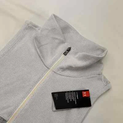 Under Armor Women's White Grey Full Zipper Golf Vest S/M NWT - Image 1 of 4