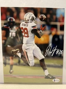 James Washington Signed Oklahoma State Cowboys 8x10 Photo Beckett - Picture 1 of 5