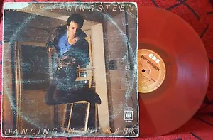 BRUCE SPRINGSTEEN **Dancing In The Dark** VERY RARE 1985 Mexican RED 12" Single - Picture 1 of 4