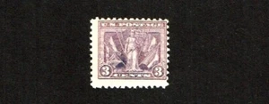 1919 U.S.CLASSIC 3c Violet "VICTORY" Sc#537 M/VLH/OG GEM! - Picture 1 of 1