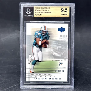 2001 UD Graded Action Series Travis Minor #77 RC 153/900 Rookie BGS 9.5 RC MINT - Picture 1 of 2