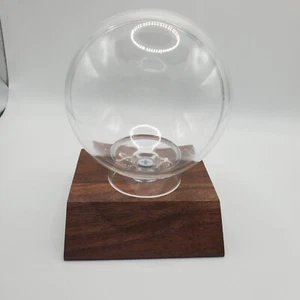 BCW Baseball Display Holder with Slant Wood Base VTG Made in USA New in Box - Picture 1 of 8