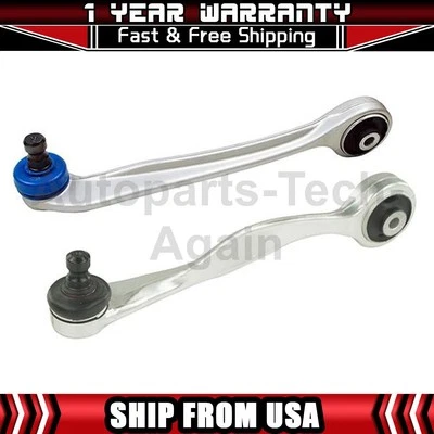 Braço de controle superior dianteiro Mevotech 2 junta esférica compatível com 1996-2009 Audi A4 Quattro - Imagem 1 de 4