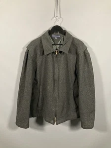 TOMMY HILFIGER WOOL BLEND Jacket - Large - Charcoal - Great Condition - Men’s - Picture 1 of 5