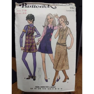 Vintage Butterick Pattern 5868 Young Junior/Teen & Misses' Jumper (1970) - Picture 1 of 2