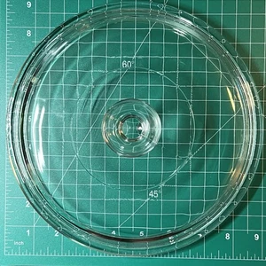 PYREX Corning Ware Glass Round 8 3/4" Replacement Lid 04 G 1 C Clear G1C Ribs - Picture 1 of 4
