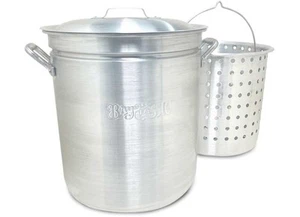 Bayou Classic 4060 60-Qt Aluminum Stockpot With Basket - Bild 1 von 4