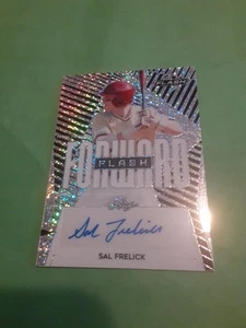Sal Frelick 2021 Leaf Flash Forward Silver Speckle Auto #FF-SF1 BREWERS - Imagen 1 de 7