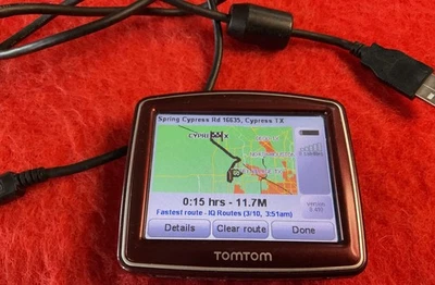 TomTom One - GPS System - Used , tested , works - Image 1 of 2