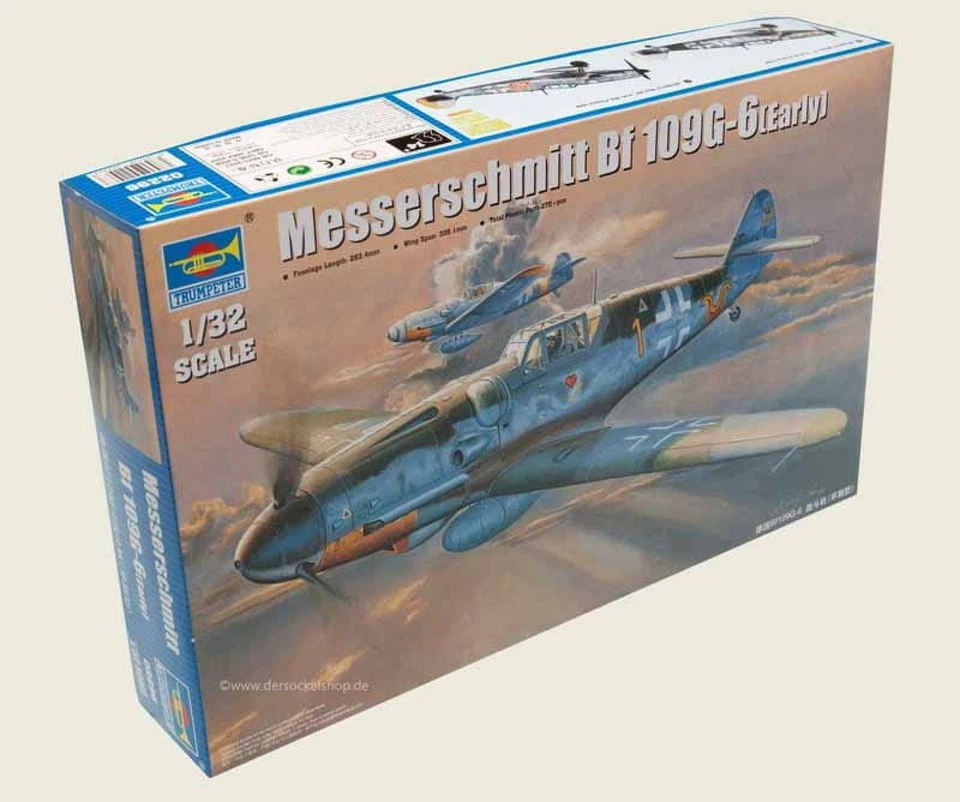 Messerschmidt BF 109G-6 early Version / 1:32 - Trumpeter / 02296