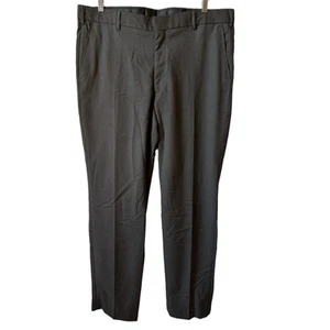 New BERLE Men's Dress Trouser Pants Dark Gray Size 38 Regular - Picture 1 of 9