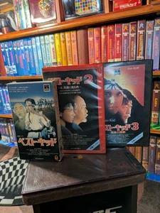 The Karate Kid 1,2,3 Rare VHS Japanese - Picture 1 of 8