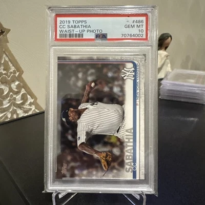 Topps CC Sabathia SP 2019 PSA 10 Pop 7 Foto 1 de 2