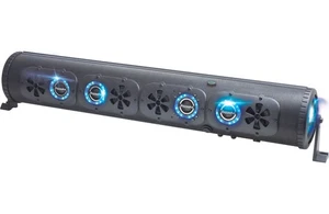 BAZOOKA G3 PARTY BAR POWERED 36” 10-SPEAKER 12V SOUNDBAR w/ RGB LED ILLUMINATION - Picture 1 of 12