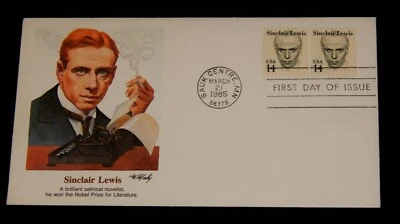 Vintage Cover,UNITED STATES FDC,1985, SAUK CENTER, MN, Sinclair Lewis, Novelist - Image 1 of 4