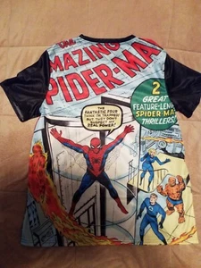 Marvel Retro Spiderman Fantastic Four Mysterio AOP Erstausgabe Druck - Bild 1 von 2
