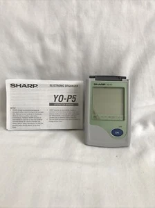 SHARP Personal Organizer Model YO-P5 3-Line Touchscreen Display 48KB Mem. Used. - Picture 1 of 3
