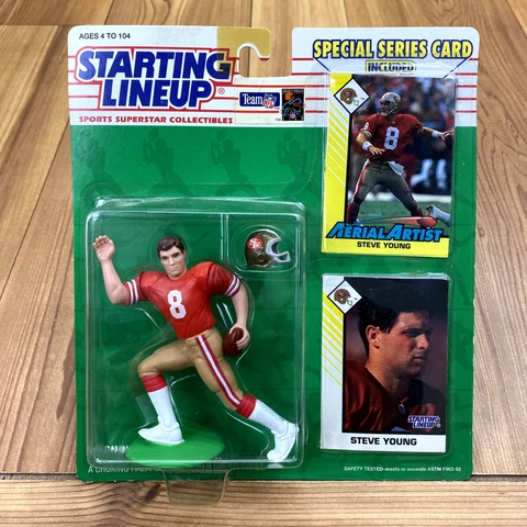 UNOPENED Starting Lineup 1993 Steve Young San Francisco 49ers NFL Action Figure Cover
