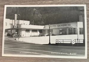 Vintage RPPC Postcard ~ Hotel Dunsmuir, Automobiles ~ Dunsmuir California CA - Picture 1 of 2