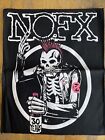 NOFX Punk Band Large Back Patch: New, Sew On, 15 1/2” 12 1/2”, Screen Printed.