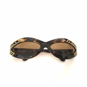 Vintage Gianni Versace Sunglasses 440 Brown col 649ND - Picture 1 of 5