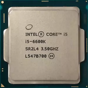 Intel Core i5-6600K LGA 1151 3.5GHz SR2L4 Processor Core Desktop CPU - Picture 1 of 1