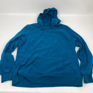 SJB Active Hoodie Women's Tagless Blue Hooded Sweatshirt St Johns Bay Size LG - Picture 1 of 9