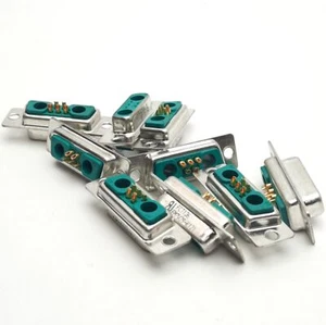 Lot of 9 Molex FM7W2S-K121 D-Sub Connector, Female, 5-Pin, 5 Amps - Picture 1 of 4