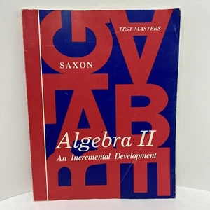 Saxon Algebra 2 (first Ed) Test Masters, Complete - Picture 1 of 9