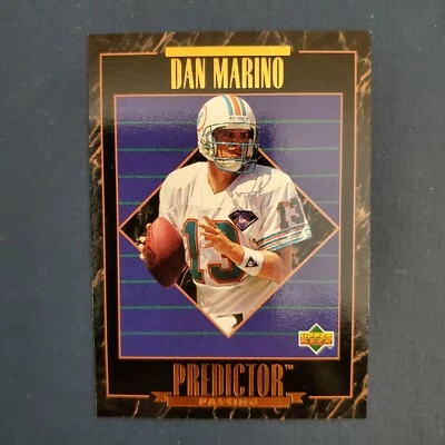 DAN MARINO - 1995 UPPER DECK "PREDICTOR" FOOTBALL CARD #RP1 PACK FRESH LOOK!! - Image 1 of 2