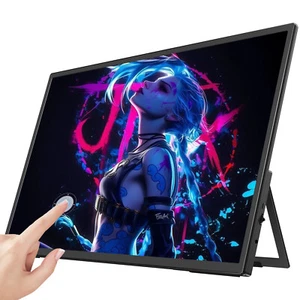 21,5" Touchscreen 120Hz Gaming Monitore Für PC Laptop Spielkonsole Metallgehäuse - Bild 1 von 10
