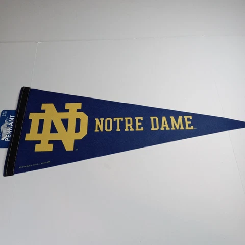 Notre Dame Fighting Irish Premium Quality Felt Pennant Wincraft NCAA Cover